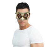 Masque v�nitien - ptit clown - loup - masque visage - homme - mod�le loup