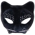Loup de panth�re noire (masque face visage)