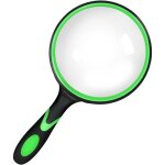 Loupe 10x 100mm grande loupe � main loupe de lecture pour personnes �g�es