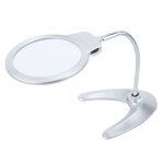 Loupe de bureau led type pied de lampe tuyau mtallique pouvant tre pli pour lire des livres