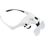 Loupe frontale 1x / 15x / 2x / 25x / 35x avec optique interchangeable 5 voies et 2 lumi�res led pour ...