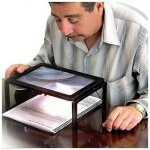 Loupe de lecture pour personnes �g�es - grossissement - mod�le de loupe de table - grossissement 3 fois ...