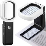 Loupe avec lumière loupe portative et sur pied 20x 10x loupe éclairée à 9 led pour la lecture linspection ... Loupe avec lumière loupe portative et sur pied 20x 10x loupe éclairée à 9 led pour la lecture linspection ...