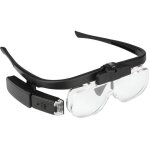Loupe lunettes clairage led pliable chargement usb design ergonomique adapt  divers scnarios noir ...