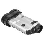 Loupe microscope de poche clair par led et uv - ej. life - zoom - observation prcise et lumineuse