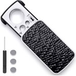 Loupe de poche avec lumi�re led 30x 60x 90x petite loupe sur pied pour ensembles de bijoux roches timbres ...