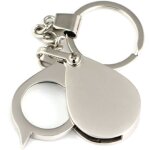 Loupe porte - cls avec mini loupe pliable pliable 10 x loupe de lecture avec porte - cls