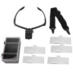 Loupe serre - tête de type lunettes avec lampe led à 5 lentilles pour utilisation de tatouage dextension ... Loupe serre - tête de type lunettes avec lampe led à 5 lentilles pour utilisation de tatouage dextension ...