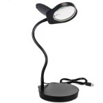 Loupe sur pied lampe grossissante 3x 10x loupe claire et support lampe loupe sur pied 38 lumires led ...