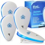 Ltrason anti moustique 4 pack ultrason souris et rats & insectes r�pulsif �lectronique r�pulsif ultrason ...