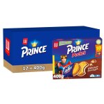Lu - 12 botes de 10 sachets de prince - biscuits fourrs au chocolat - format pocket - (12x400g)