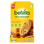 Lu - 24 sachets de belvita original - biscuits petit djeuner au miel et aux ppites de chocolat - (4x400g) ...
