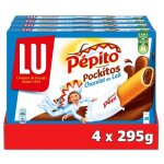 Lu - 40 sachets de ppito pockitos - biscuits barre fourrs au chocolat au lait - (4x295g)