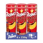Lu - 6 paquets de prince maxi gourmand - biscuits fourrs au chocolat - (6x250g)
