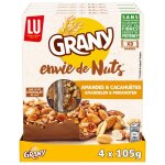 Lu - grany envie de nuts amandes et cacahutes 105g - lot de 4