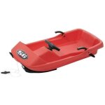Luge 1 place super bob n56 - eda plastique - dimensions 95 x 48 x 23 cm - avec freins - coloris rouge ...