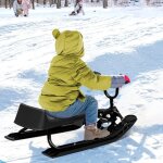 Luge enfant avec volant et frein - luge bob siège en pp - amortisseur de choc corde de remorquage - snowracer ... Luge enfant avec volant et frein - luge bob siège en pp - amortisseur de choc corde de remorquage - snowracer ...