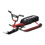 Luge stiga snowracer curve sx rouge / noir avec coussin de sige