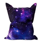 Lumaland pouf classic xxl (380 l) - in - & outdoor - special edition galaxy