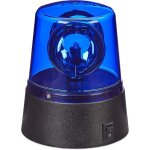 Lumi�re bleue led gyrophare avec r�flecteur pivotant �clairage de f�tesavec batteries bleue 1 �l�ment ...