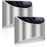 Lumi�res de cl�ture solaires lumi�res ext�rieures led applique murale � �nergie solaire �tanche paquet ...
