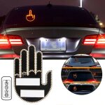 Lumire de geste de doigt avec tlcommande176 leds doigt dhonneuraccessoire voiture