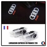 Lumi�re kit 2 projecteurs led logo audi x2 laser portes ampoule led x2 led