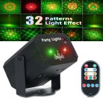 Lumi�re laser uking - laser eclairage dj lampe de sc�ne avec telecommande pour disco f�te anniversaire ...