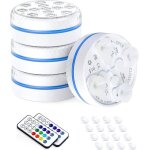 Lumi�re led submersible projecteur piscine �tanche sous - marines multi - couleur avec t�l�commande eclairage ...