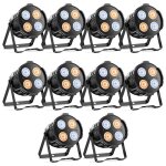 Lumi�res de sc�ne 200w cob - uking blanc et blanc chaud lamp - dmx512 pour �glises concert mariage anniversair ...
