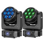 Uking 2pcs 7x50w lyre led rgbw jeux de lumière dj dmx zoom beam wash Éclairage de scénique pour disco ... Uking 2pcs 7x50w lyre led rgbw jeux de lumière dj dmx zoom beam wash Éclairage de scénique pour disco ...