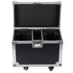 Lumires de scne - uking flight case 50 * 28 * 365 cm - portable flycase noir peut contenir deux lyre ...