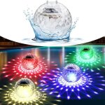 Lumi�re solaire flottante piscine changement couleur ip65 �tanche boule d�corative pour bassin �tang ...