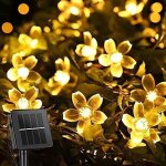 Lumineuse solaire f�e 30led 2 modes ext�rieure �tanche jardin patio no�l d�coration blanc chaud?6. 5m[classe ...