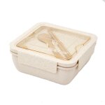 Lunch box bento box bote djeuner en plastique pour enfant adulte 850ml boite bento bote repas avec trois ...