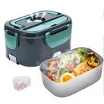 Lunch box chauffante �lectrique 1. 5 l chauffage rapide 12v / 24v 110v / 20v bo�te � lunch �lectrique ...