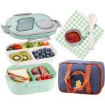 Lunch box avec sac isotherme repasboite gouter enfant adulte 1. 2l micro - ondable bento box avec 2 compartime ... Lunch box avec sac isotherme repasboite gouter enfant adulte 1. 2l micro - ondable bento box avec 2 compartime ...
