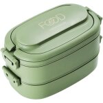 Lunch box - zgeer - bento isotherme - hermétique - portable - vert menthe Lunch box - zgeer - bento isotherme - hermétique - portable - vert menthe