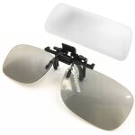 Lunettes 3d anaglyphes clipser pour porteurs de lunettes lunettes 3d de bonne qualit pour jeux pc 3d ...