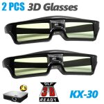 Lunettes 3d dlp - linkobturateur actif universel pour projecteurs xgimi z4x(h1 / z5 optoma sharp lg acer ...