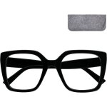 Lunettes anti - lumi�re bleue papillon - sightmark - rectangulaires oversize - monture �paisse en plastique ...