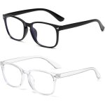 Lunettes anti lumi�re bleue - sightmark - monture ronde - l�g�res - transparentes - filtrantes - pour ...