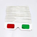 Lunettes dcodeur secrtes20 piceslentille filtrante rouge - rouge / vert / bleu - bleucadre pliable ...