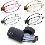Lunettes de lecture pliantes - sightmark - bloquant la lumi�re bleue - rouge - 2. 5 dioptrie - compactes ...