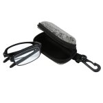 Lunettes de lecture portables et l�g�res pliables en verre presbyte soulagent la fatigue (noir 1. 5) ...