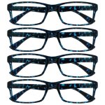 Lunettes de lecture - rowalk holdings - rrrr92 - 3 - 250 - + 250 dioptries - cerclées - bleu Lunettes de lecture - rowalk holdings - rrrr92 - 3 - 250 - + 250 dioptries - cerclées - bleu