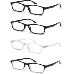 Lunettes de lecture - vecien - anti - lumi�re bleue - grossissement 4x - zoom 2x - design chic