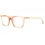 Lunettes loupes - new time - grandes lunettes de lecture femme marron transparent classe delly - dioptrie ...