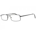 Lunettes loupes - new time - lunettes de lecture rectangles metal noir reyx - dioptrie 15 - noir