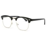 Lunettes loupes - new time - lunette loupe retro noir gatsby - dioptrie 3 - noir